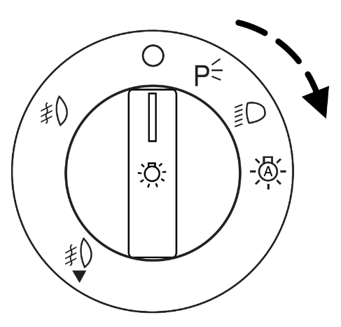2012 Ford Fusion L4 2.5L_How to Operate the Autolamp System