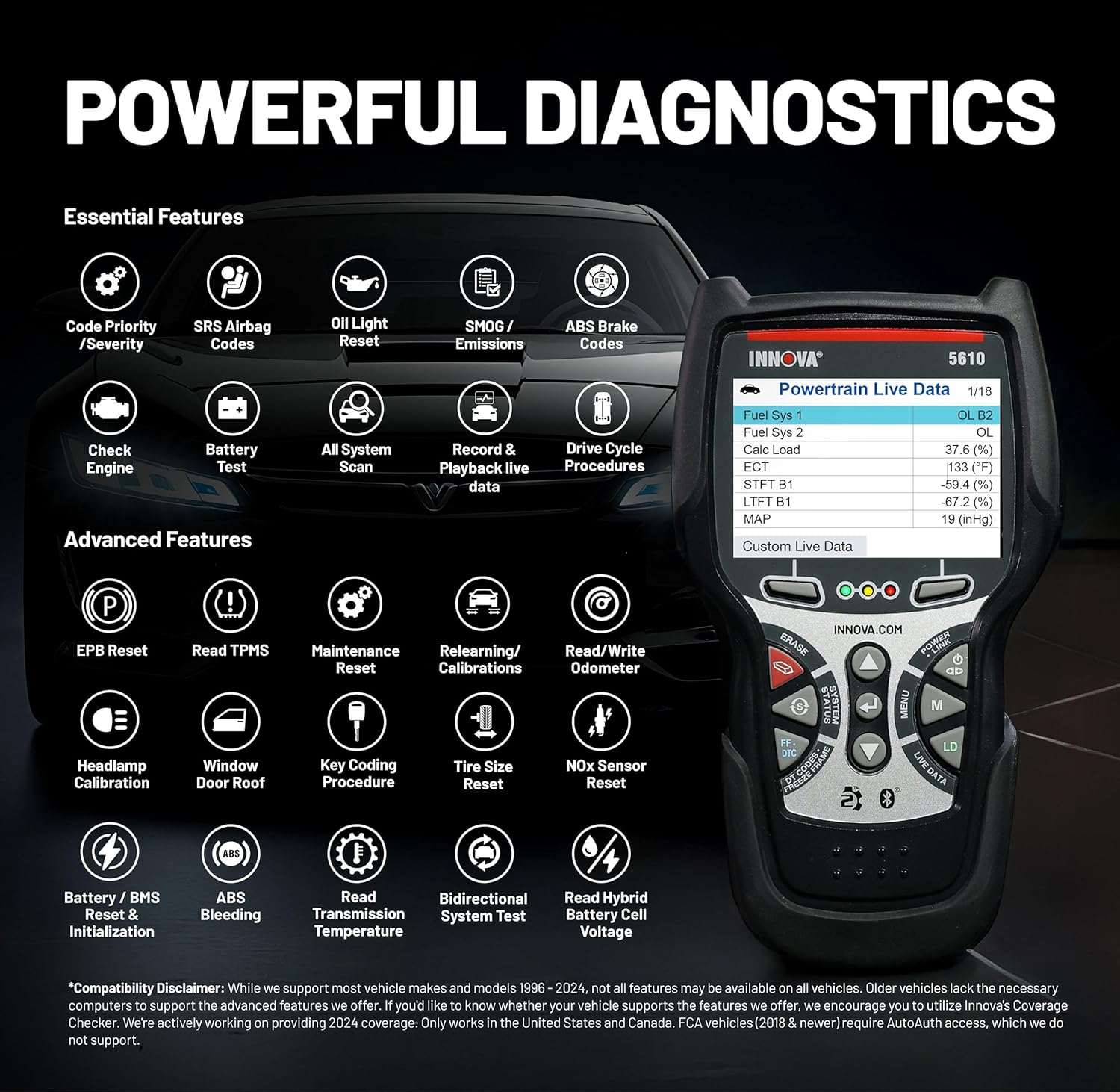 5610 Bidirectional OBD2 Scanner