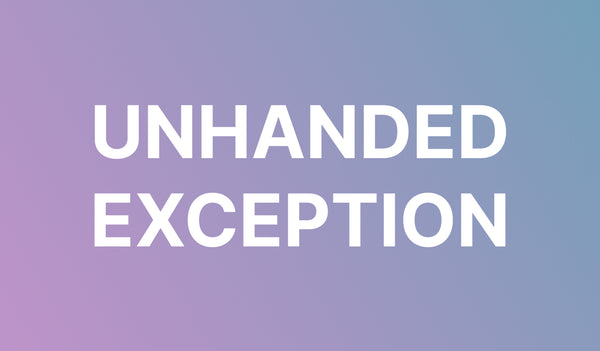 unhandled exception. : the type Images High Quality... What is an Unhandled Exception? – Innova