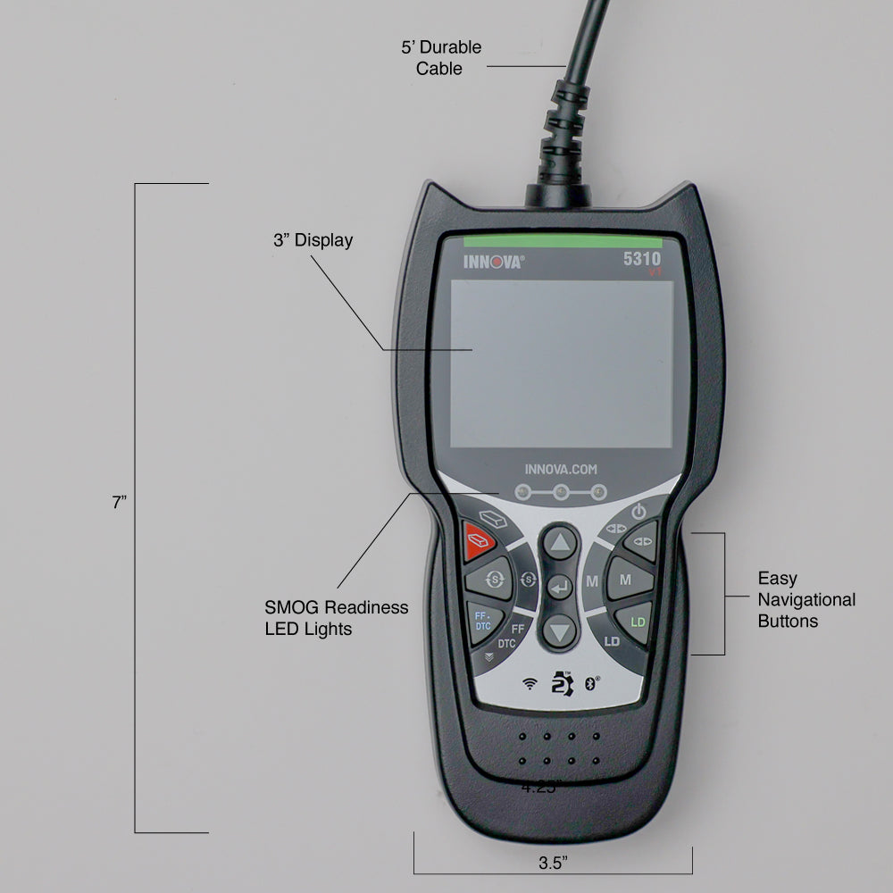 Innova 5310 - OBD2 Scanner to Read/Erase ABS + SRS + Airbag Codes
