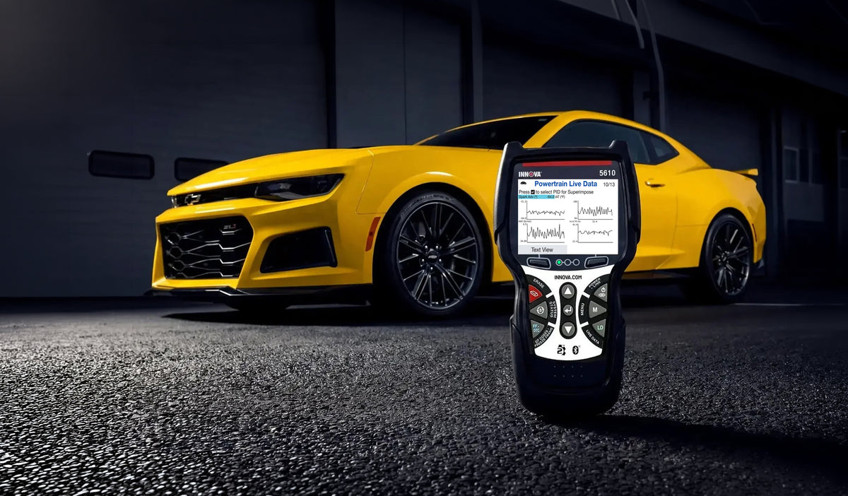 Innova 5610 bidirectional OBD2 scanner with touchscreen