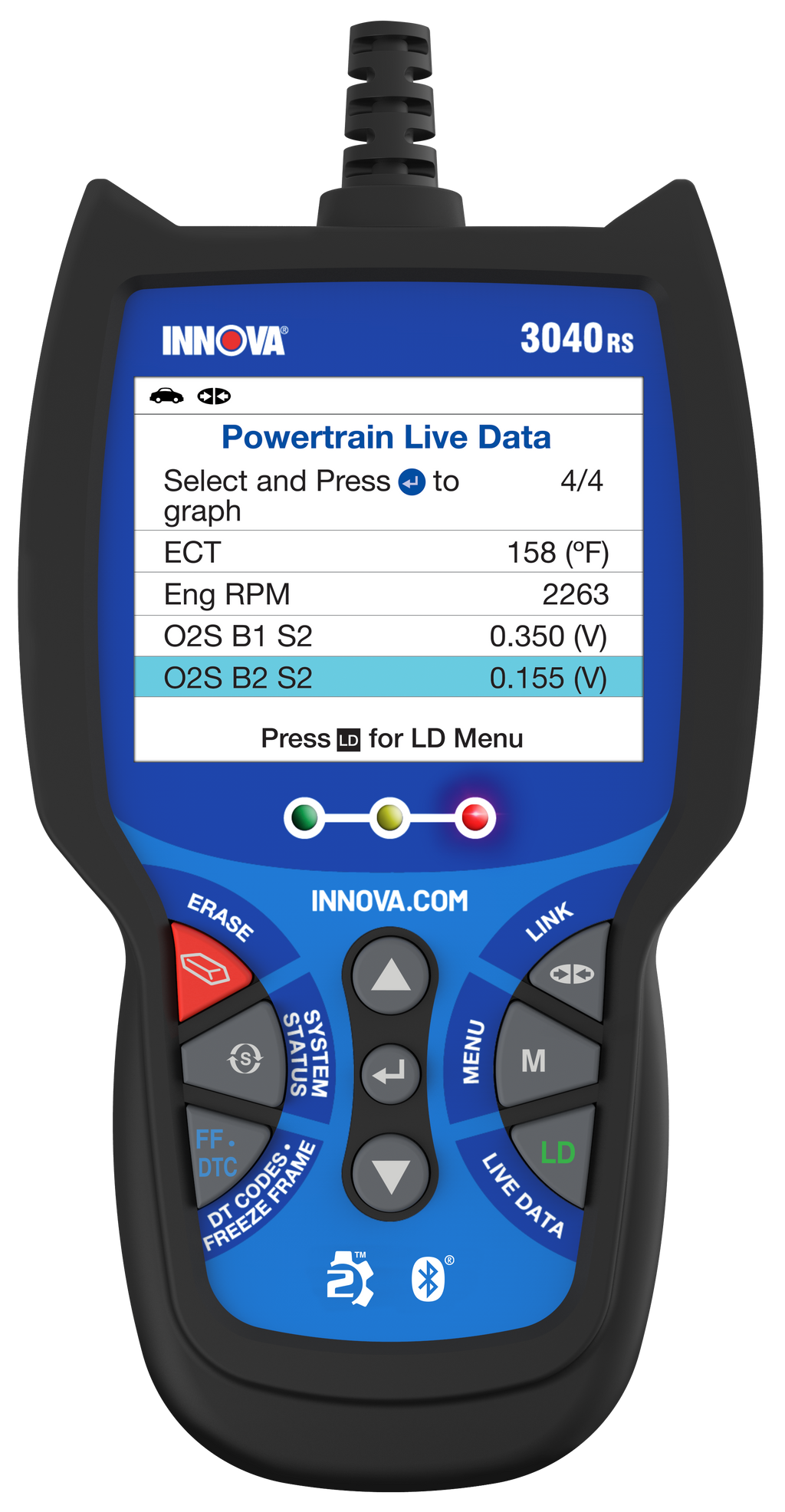 3040RS Live Data OBD2 Scanner
