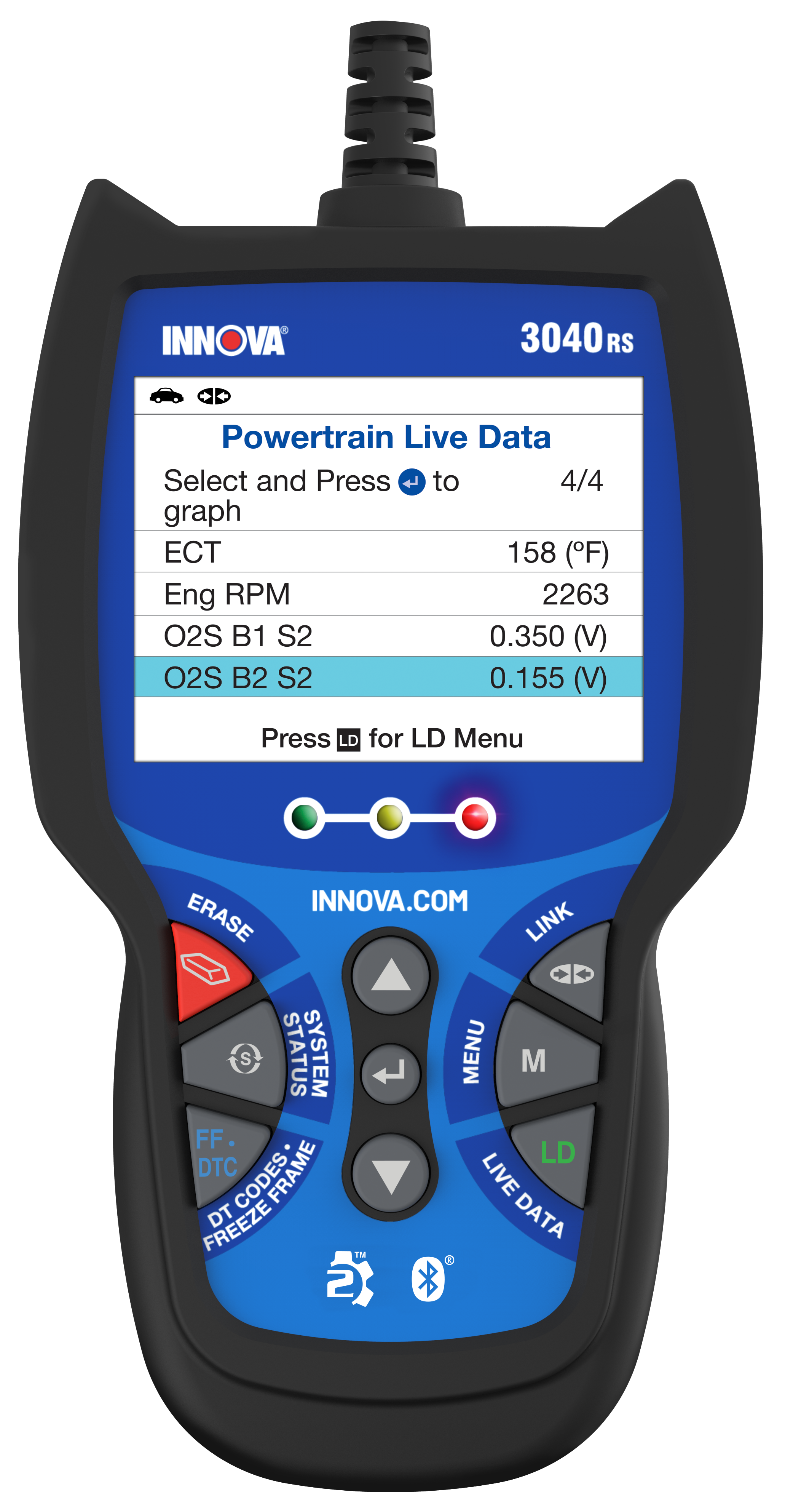 3040RS Live Data OBD2 Scanner