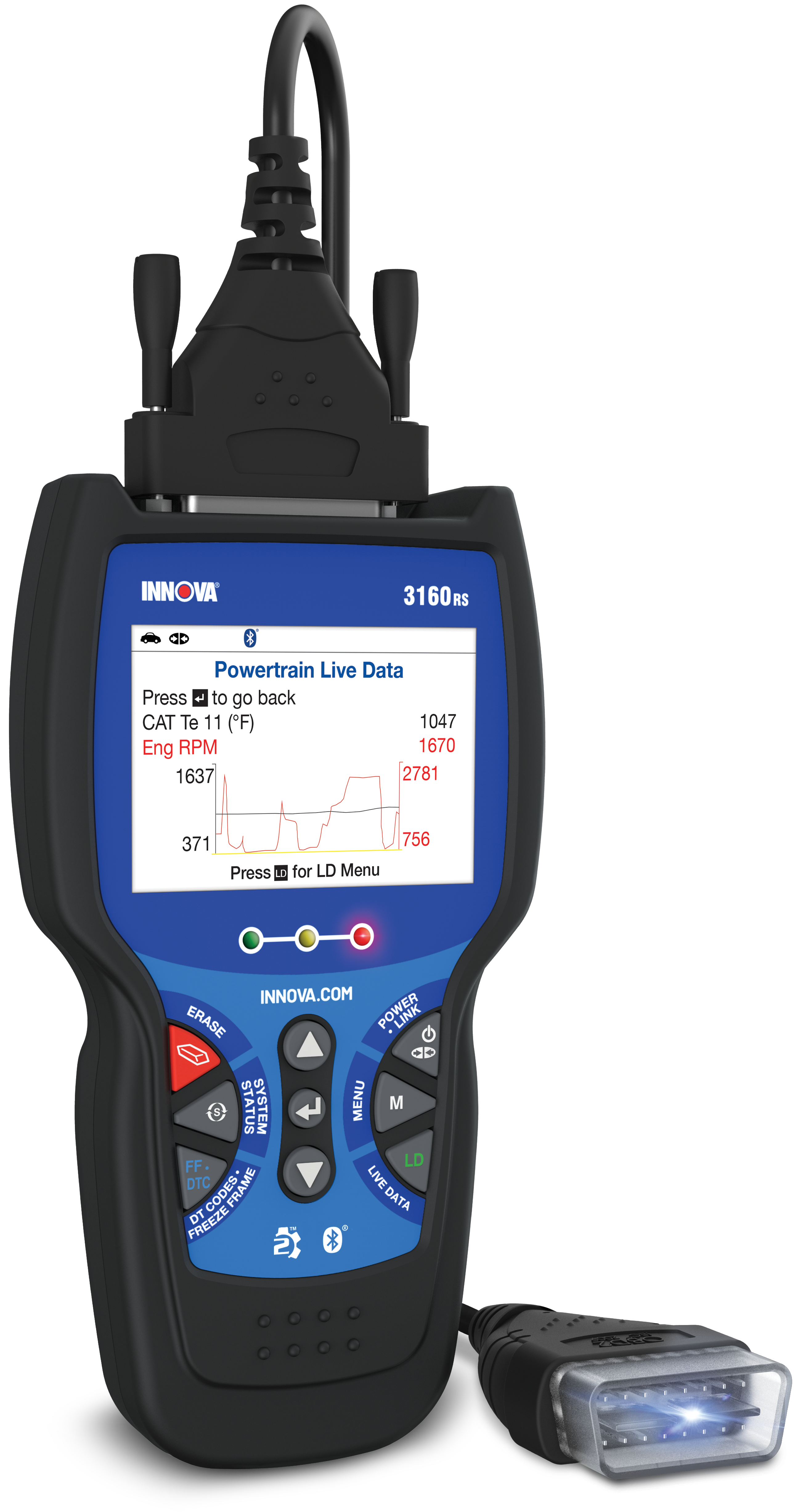3160RS ABS Bleeding OBD2 Scanner