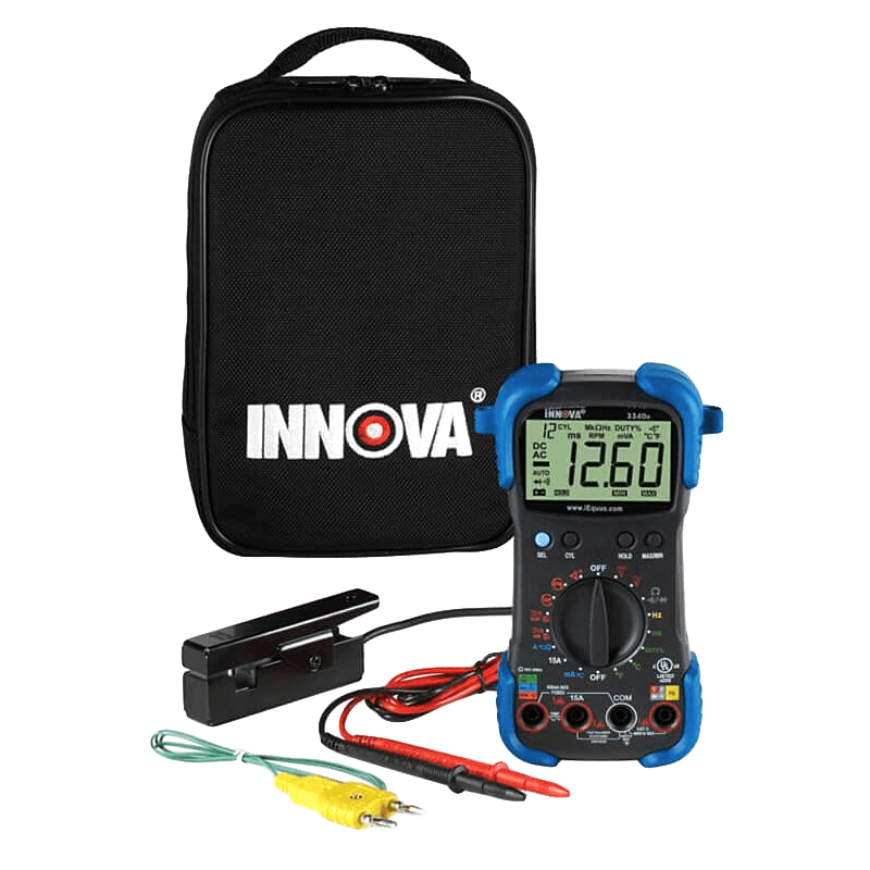 Innova Electronics 3340 digital multimeter items included in kit