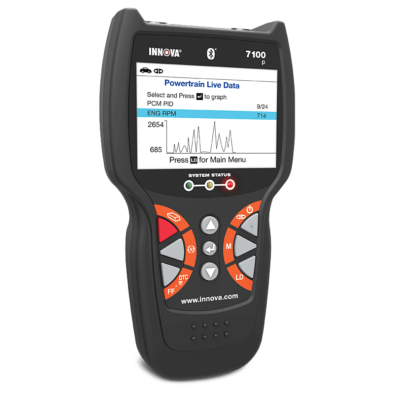 7100P - OBD2 ScanTool with ABS & SRS