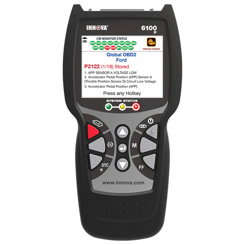 6100P OBD2 w/ ABS & SRS Diagnostic Tool