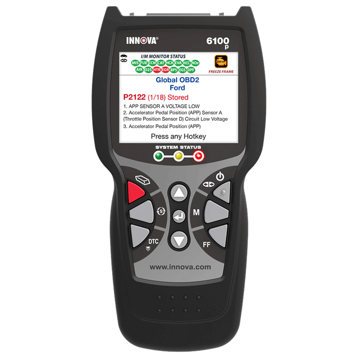 6100P OBD2 w/ ABS & SRS Diagnostic Tool