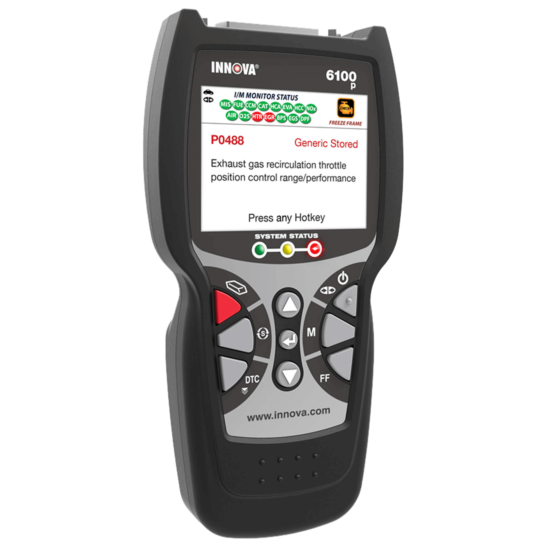 6100P OBD2 w/ ABS & SRS Diagnostic Tool