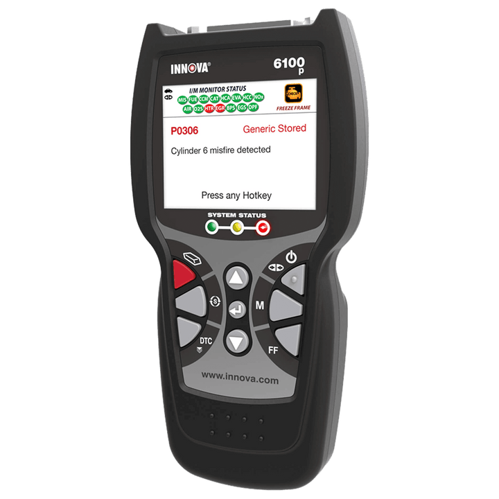 6100P OBD2 w/ ABS & SRS Diagnostic Tool
